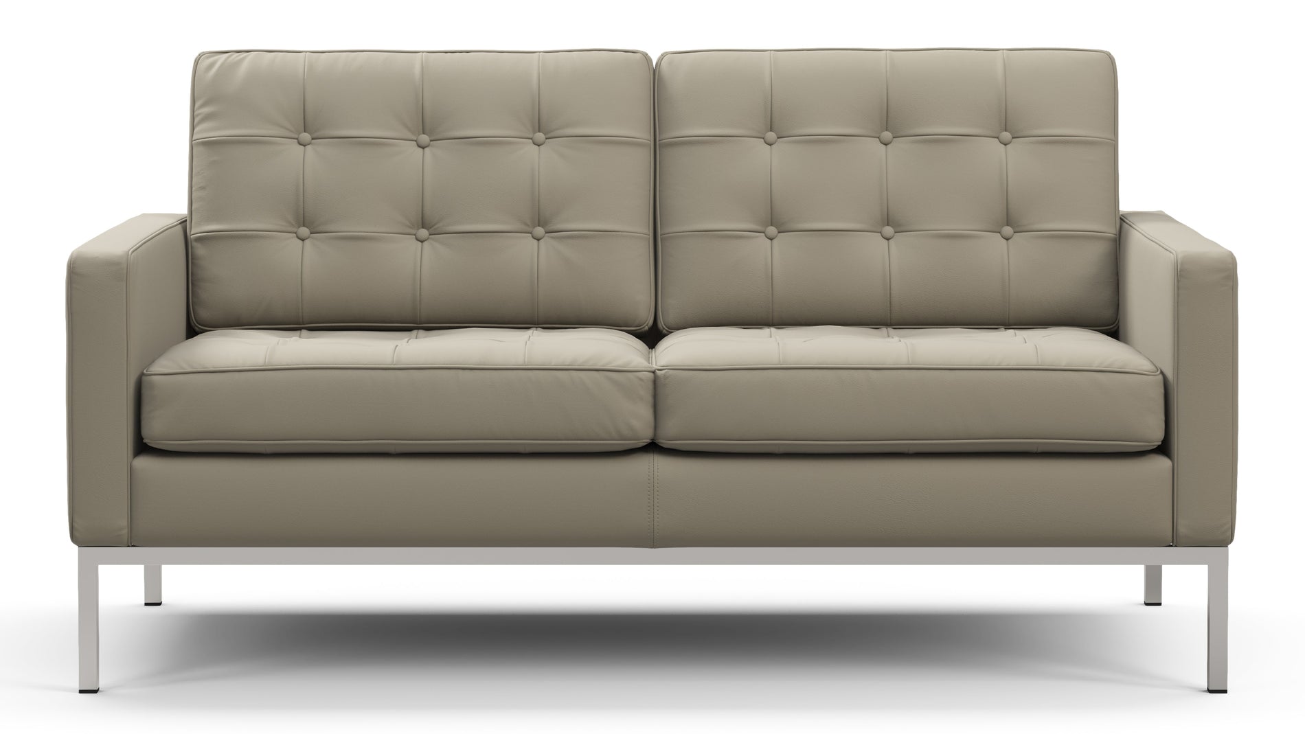 FlorenceBeige Gray Vegan Leather
