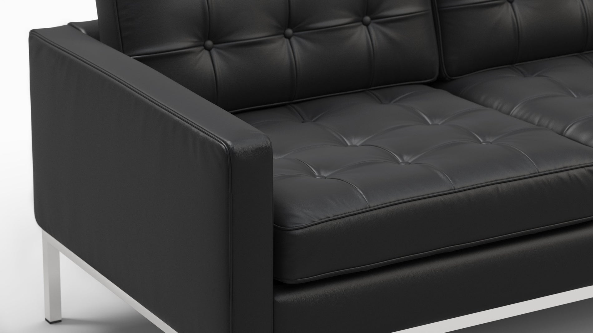 FlorenceVintage Black Vegan Leather