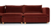 Morrell - Morrell - Morrell Four Seater Sofa, Garnet Velvet - Image 6