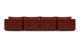 Morrell - Morrell - Morrell Four Seater Sofa, Garnet Velvet - Image 4
