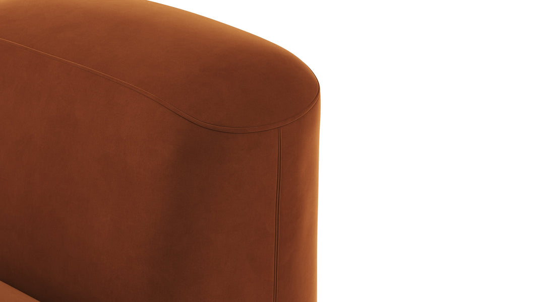 MuseMuse - Muse Module, Armless, Burnt Orange Velvet