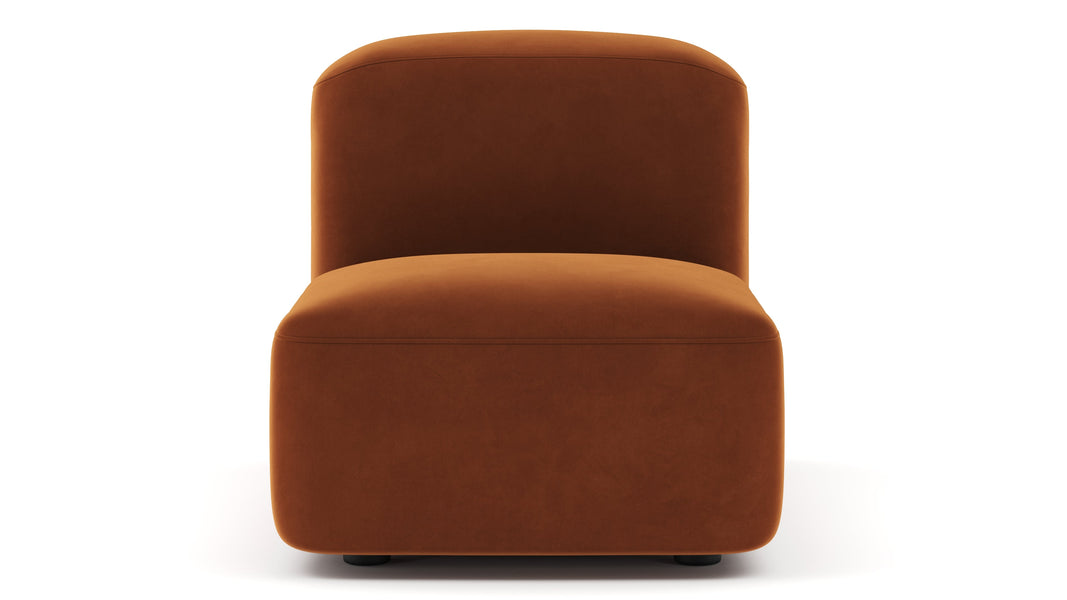 MuseMuse - Muse Module, Armless, Burnt Orange Velvet