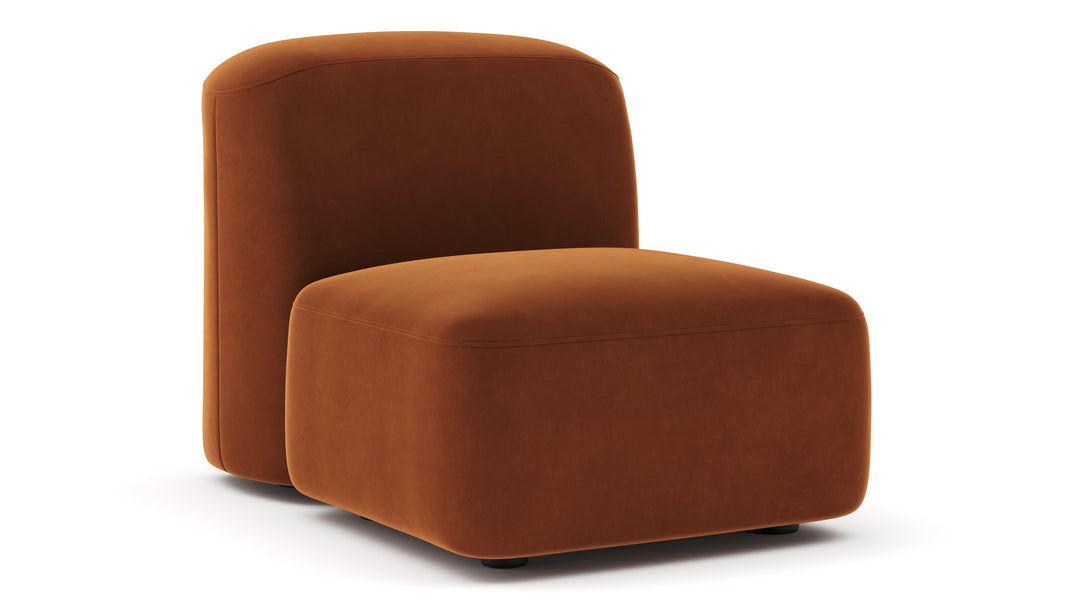 MuseMuse - Muse Module, Armless, Burnt Orange Velvet