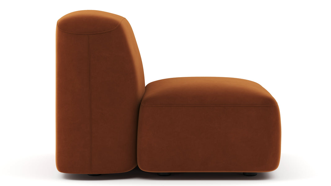 MuseMuse - Muse Module, Armless, Burnt Orange Velvet