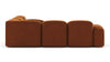 Muse - Muse - Muse Sectional, Large Right Corner, Burnt Orange Velvet - Image 4