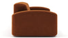 Muse - Muse - Muse Two Seater Sofa, Burnt Orange Velvet - Image 3