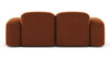 Muse - Muse - Muse Two Seater Sofa, Burnt Orange Velvet - Image 4