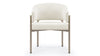 Esme Outdoor - Ivory Performance Weave and Brushed Brass - Image 1
