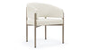 Esme Outdoor - Ivory Performance Weave and Brushed Brass - Image 2