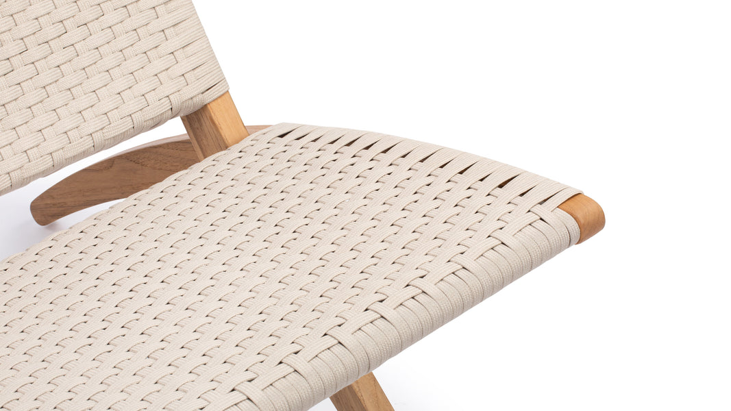 KubaCuba - Cuba Outdoor Chair, Natural Teak