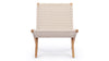 Cuba - Cuba - Cuba Outdoor Chair, Natural Teak - Image 2