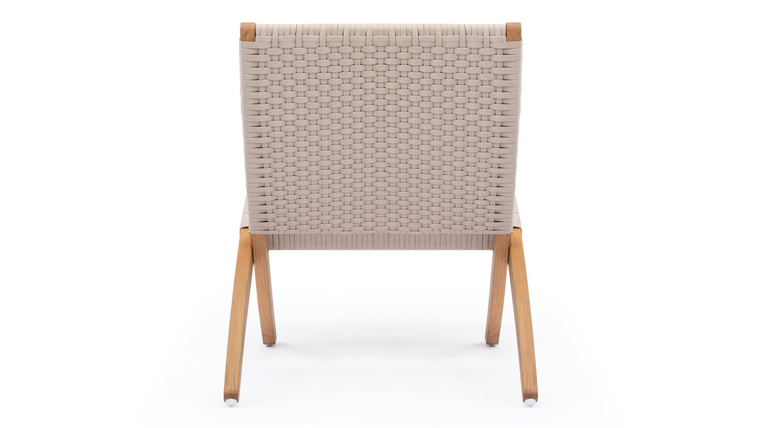 KubaCuba - Cuba Outdoor Chair, Natural Teak