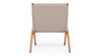Cuba - Cuba - Cuba Outdoor Chair, Natural Teak - Image 4
