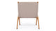 Cuba - Cuba - Cuba Outdoor Chair, Natural Teak - Image 4