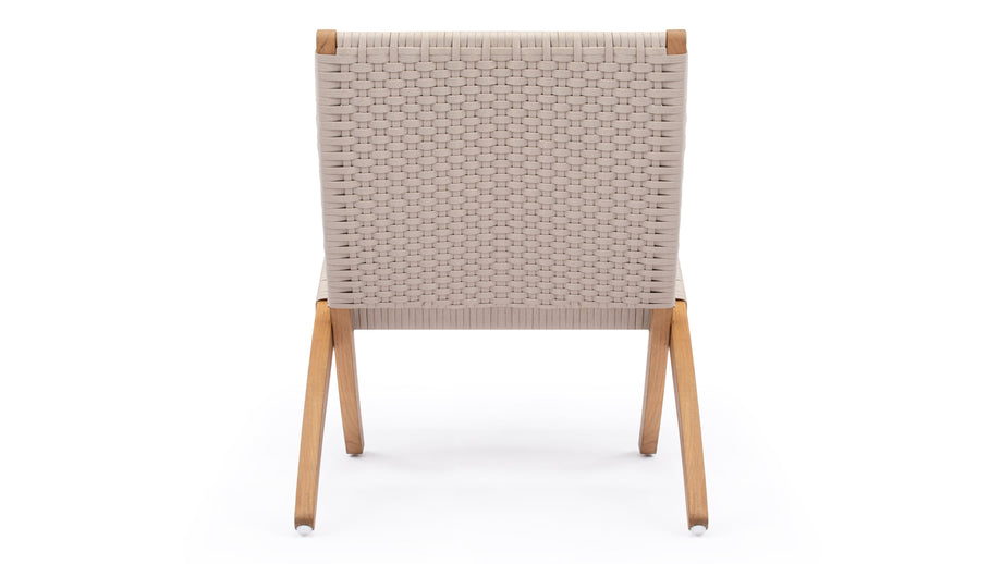 KubaCuba - Cuba Outdoor Chair, Natural Teak