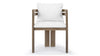 Lusso - Weathered Teak with White Cushions - Image 1