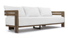 Lusso - Weathered Teak with White Cushions - Image 2