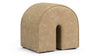 Arch - Arch - Arch Ottoman, Beige Vegan Leather - Image 2