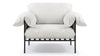 Positano - Positano - Positano Lounge Chair, Oat Linen - Image 1