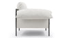 Positano - Positano - Positano Lounge Chair, Oat Linen - Image 3