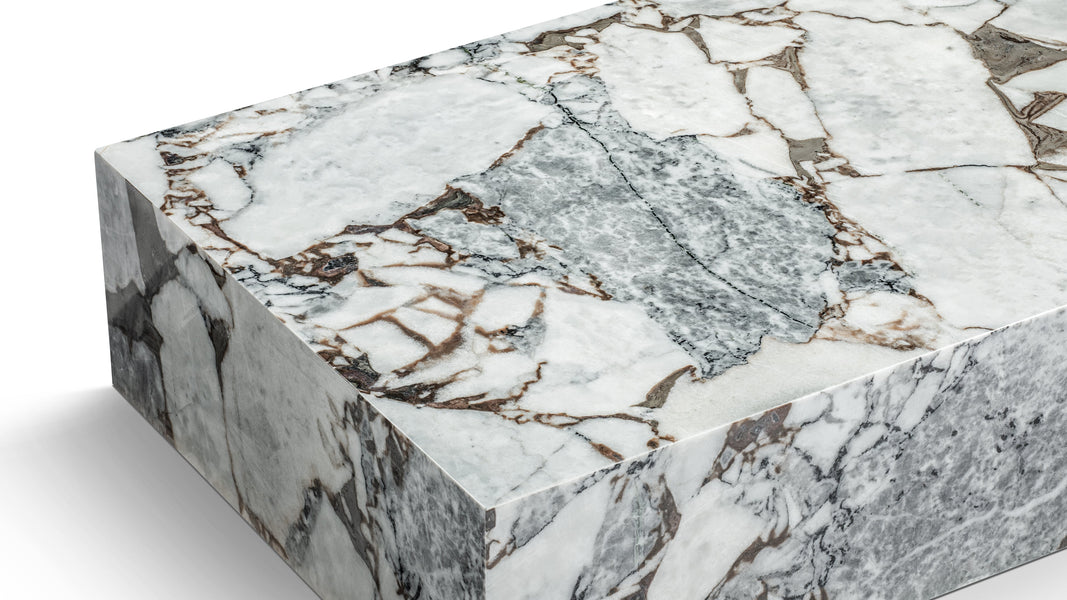 PlinthPlinth - Plinth Grande Coffee Table, Modellato Marble