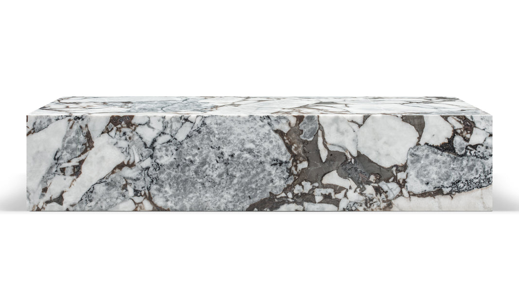 PlinthPlinth - Plinth Grande Coffee Table, Modellato Marble