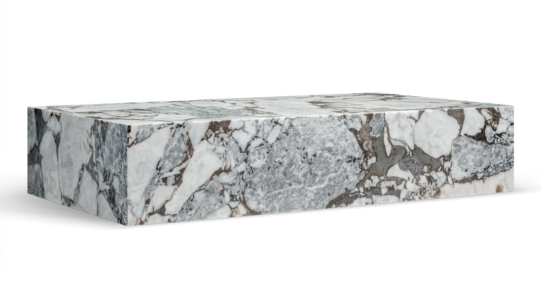 PlinthPlinth - Plinth Grande Coffee Table, Modellato Marble