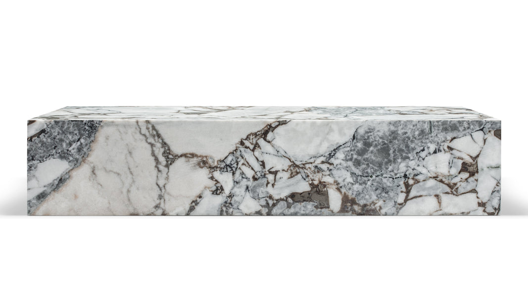 PlinthPlinth - Plinth Grande Coffee Table, Modellato Marble
