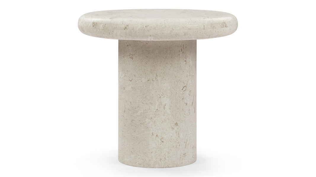 ValenciaValencia - Valencia Side Table, Limestone