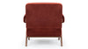 Jeanneret Lounge Chair - Burgundy Silken Velvet - Image 4