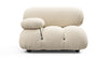 Bellini Module - Cream Chunky Performance Weave (Outdoor) - Image 1