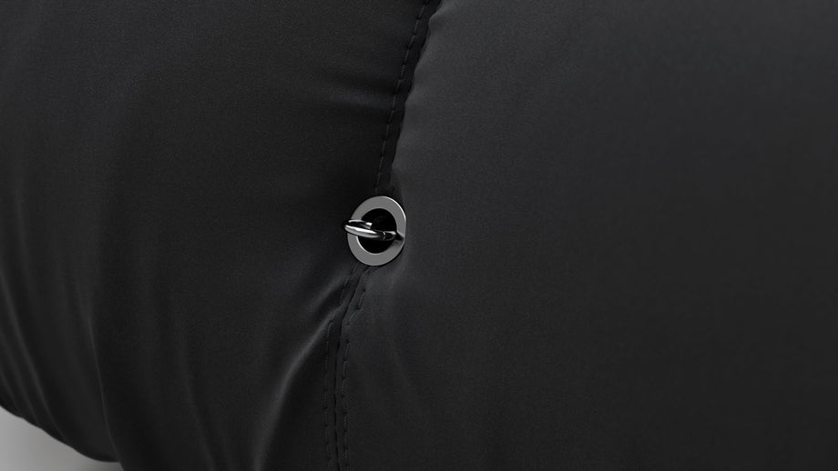 Ottomana BelliniBlack Performance Weave (Outdoor)