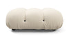 Bellini Ottoman - Cream Chunky Performance Weave (Outdoor) - Image 1