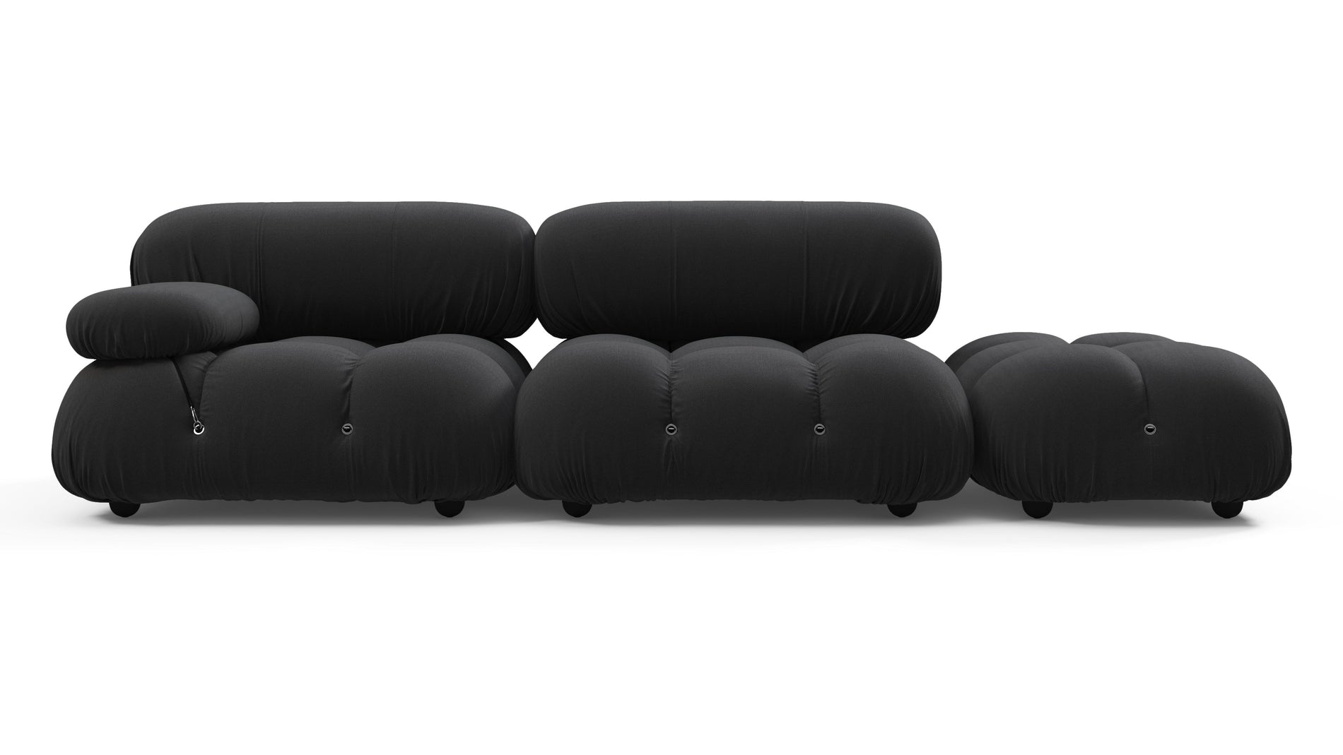 Bellini SofaSchwarzes Performance -Gewebe (Outdoor)