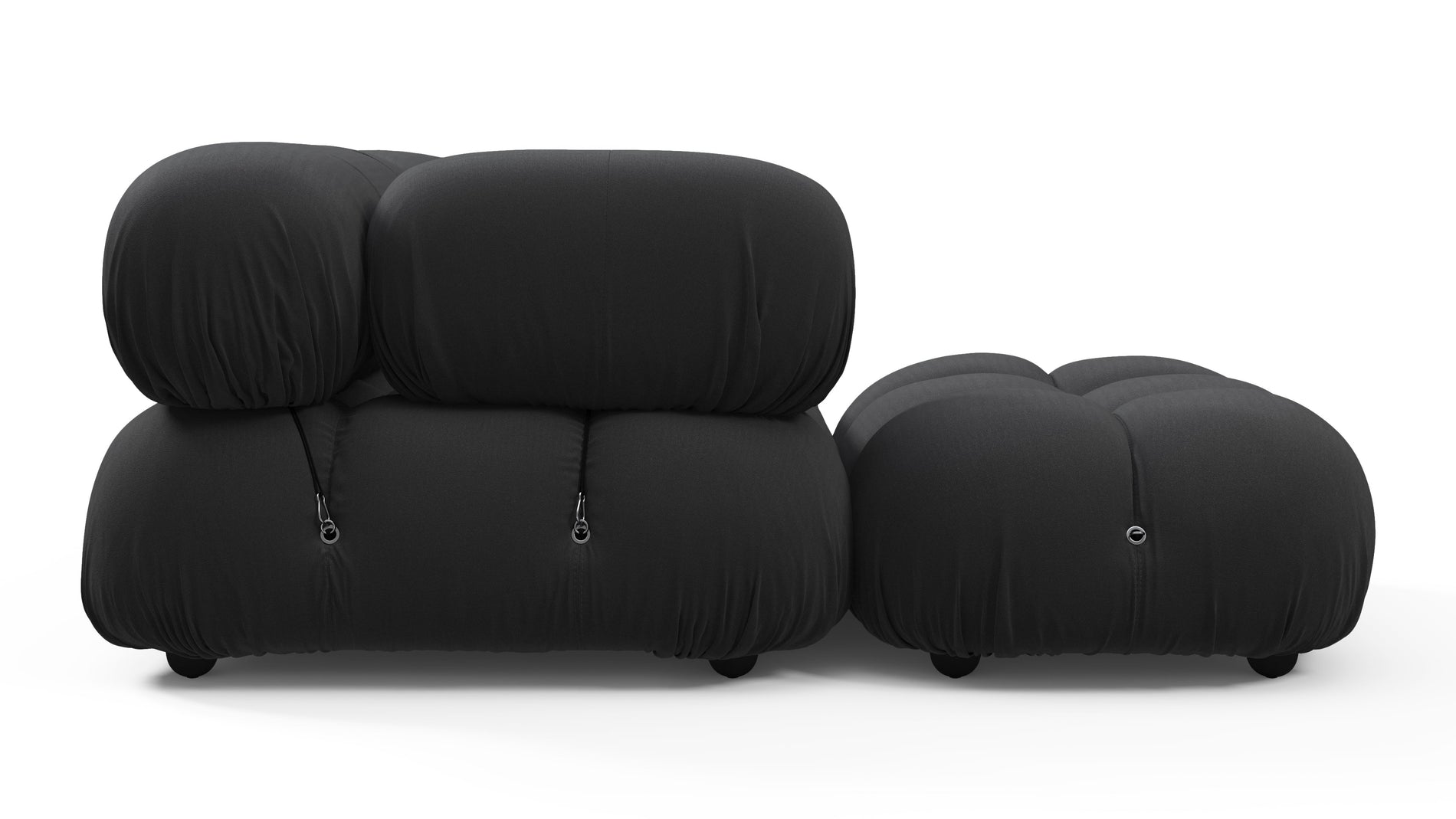 Bellini SectionalSchwarzes Performance -Gewebe (Outdoor)