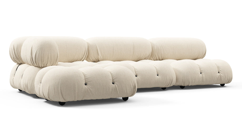 Bellini, il componibileCream Chunky Performance Weave (Outdoor)
