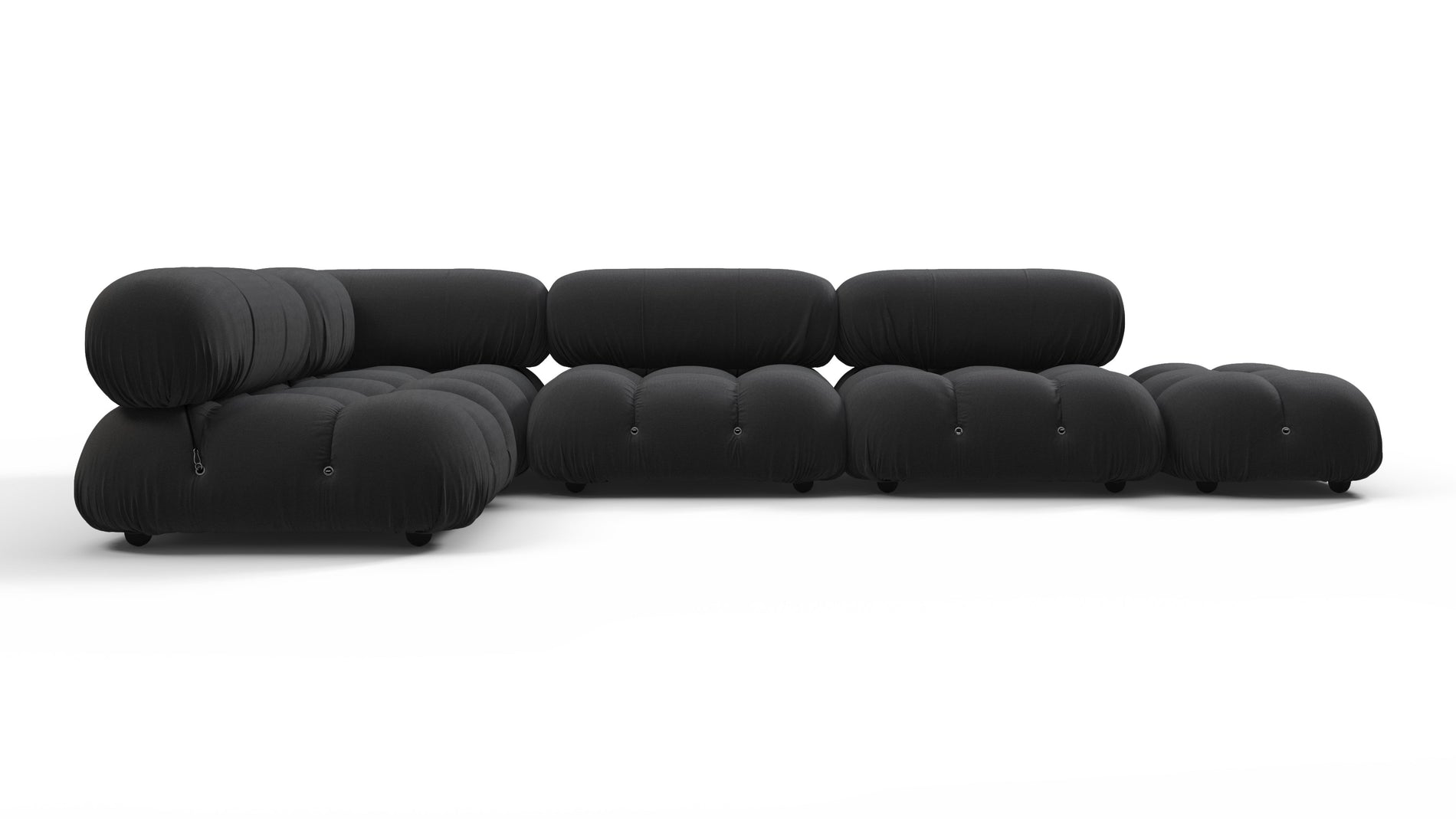 Bellini SectionalBlack Performance Weave (Outdoor)