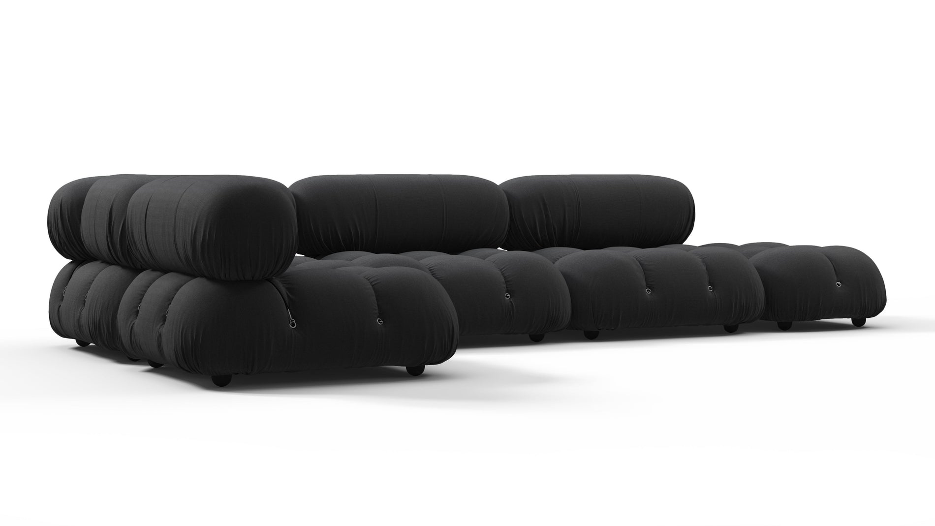 Bellini SectionalBlack Performance Weave (Outdoor)