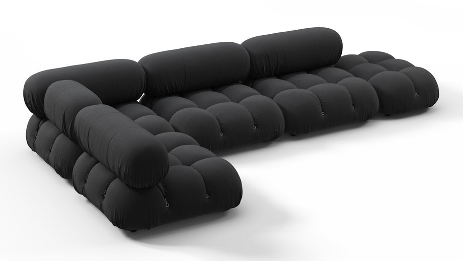 Bellini SectionalBlack Performance Weave (Outdoor)