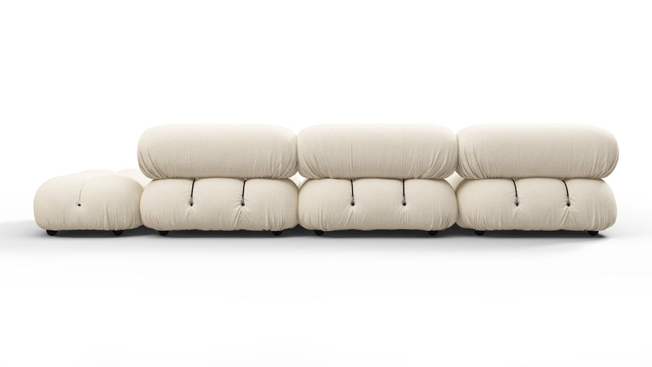 Bellini SectionalCream Chunky Performance Weave (Outdoor)