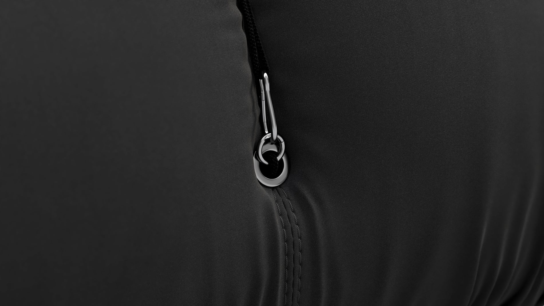 Bellini SectionalSchwarzes Performance -Gewebe (Outdoor)