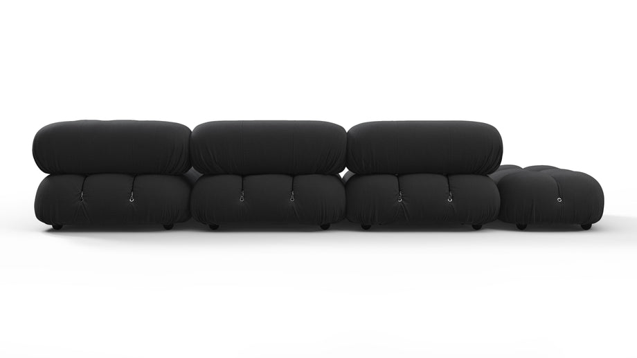 Bellini SectionalBlack Performance Weave (Outdoor)