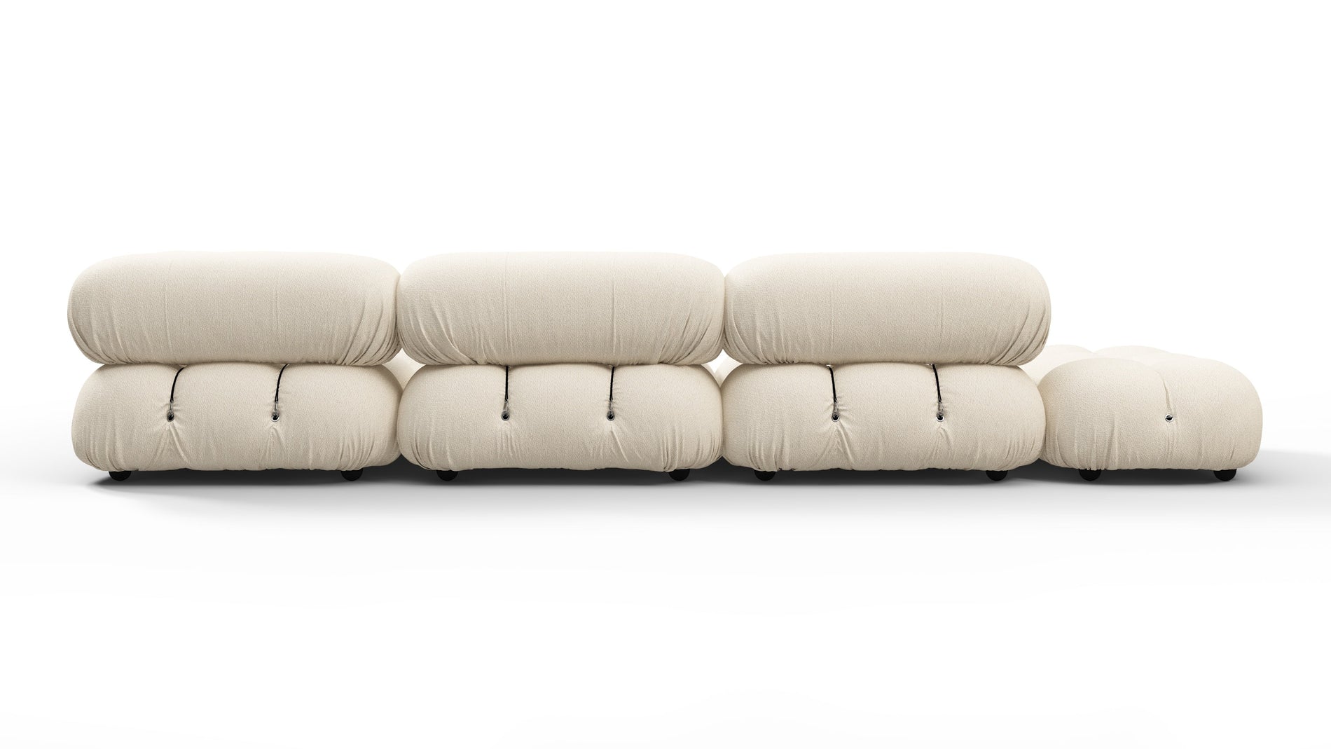 Bellini SectionalCream Chunky Performance Weave (Outdoor)