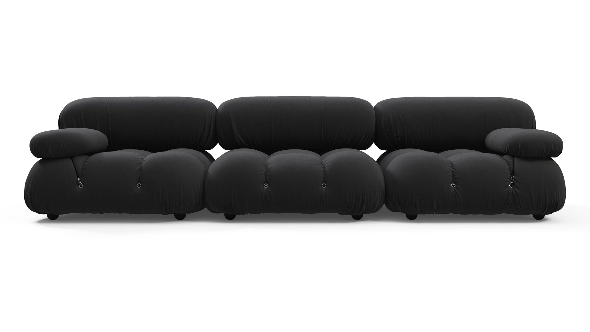 Bellini SofaSchwarzes Performance -Gewebe (Outdoor)