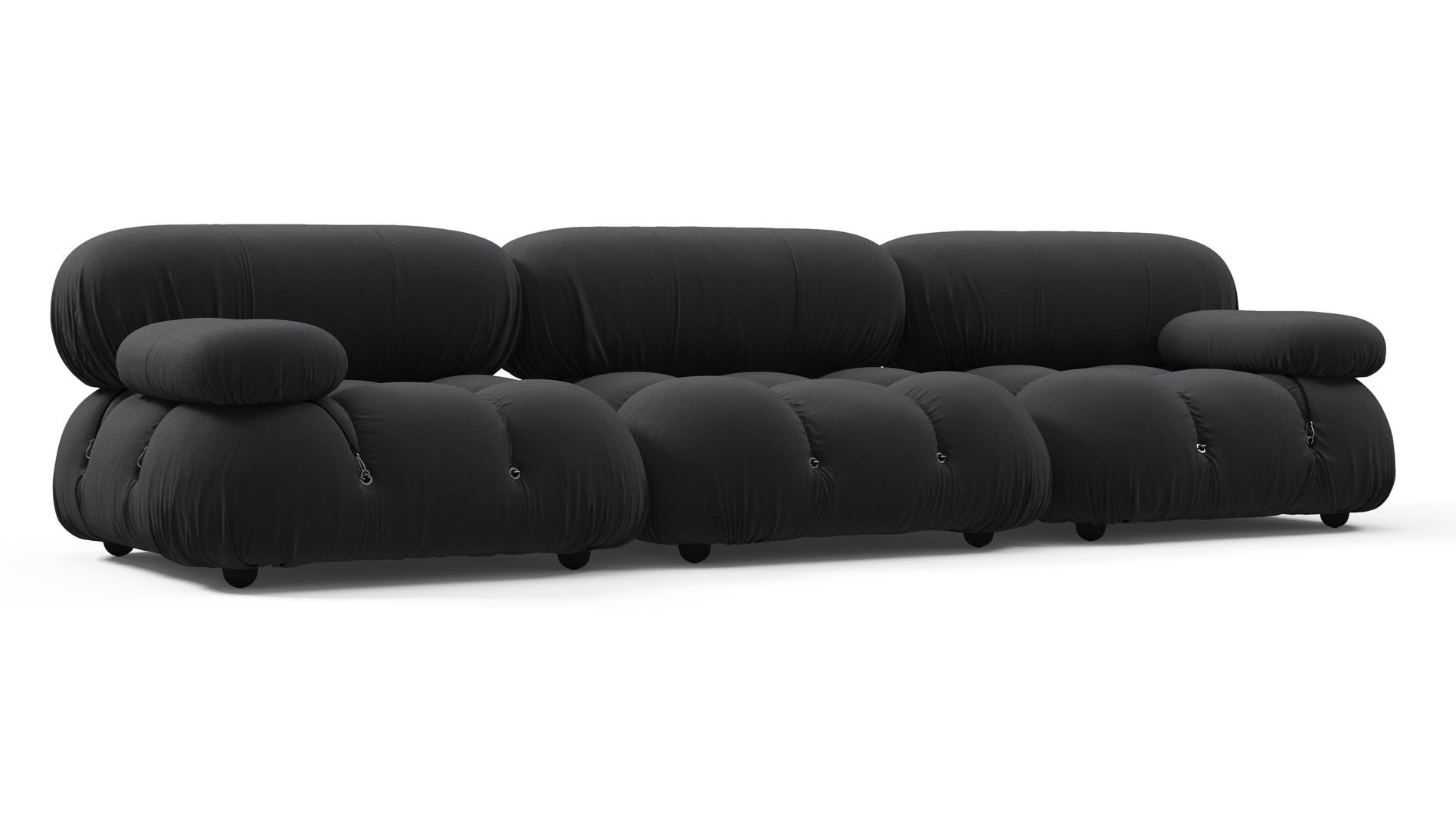Bellini SofaSchwarzes Performance -Gewebe (Outdoor)