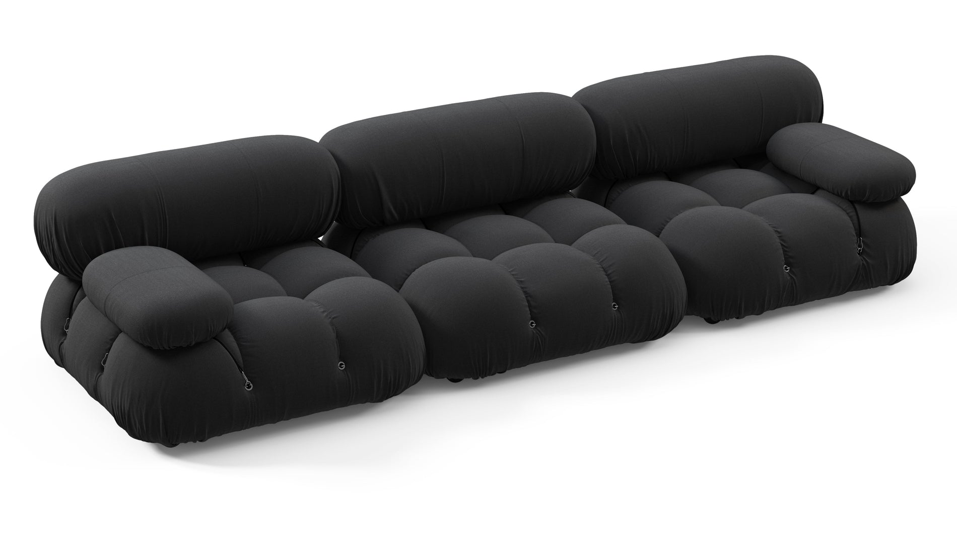 Bellini SofaSchwarzes Performance -Gewebe (Outdoor)
