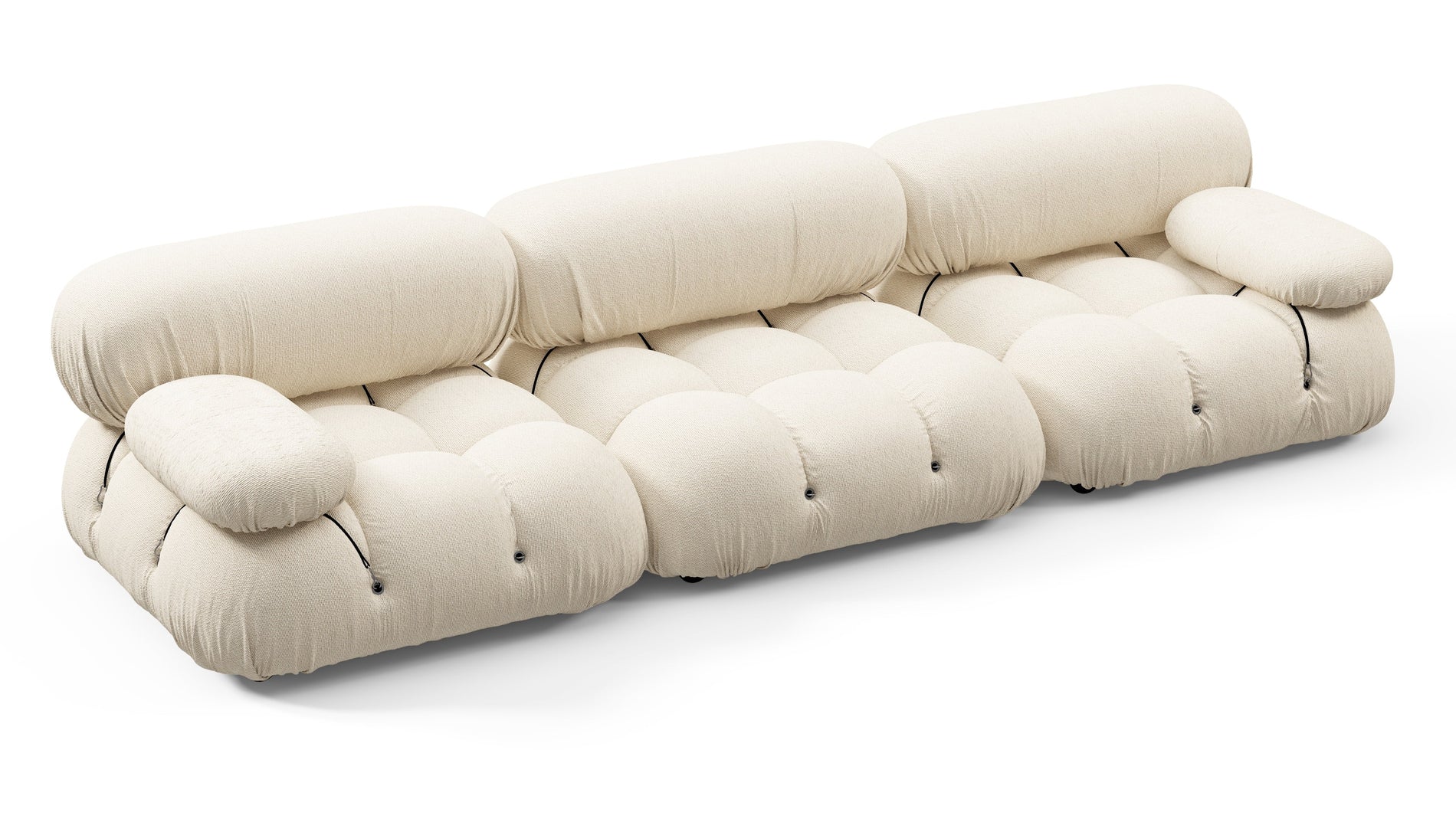 Bellini SofaCremefarbene Performance -Gewebe (Outdoor)