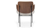 The Penguin - The Penguin - The Penguin Lounge Chair, Wheat Gray Cashmere Wool and Walnut - Image 4