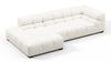 Tufty - Soft White Performance Weave (Outdoor) - Image 3