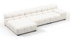 Tufty Outdoor - Soft White Performance Weave (Outdoor) - Image 3